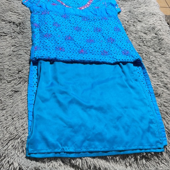 🥰🥰Eyelet, Embroidered, Handmade Tunic Dress🥰🥰 - Picture 6 of 15